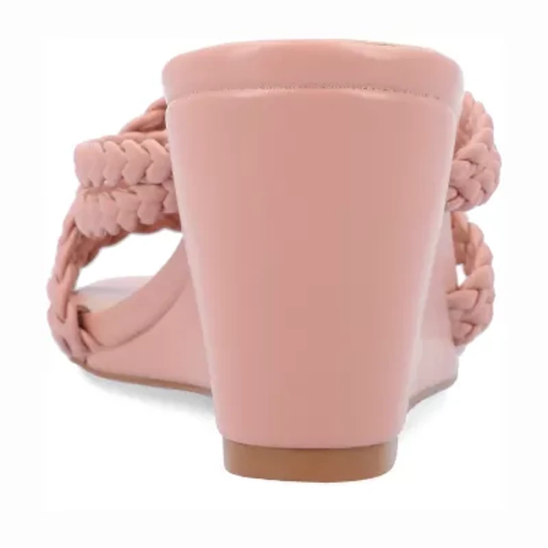 Journee Collection Womens Baylen Wedge Sandals
