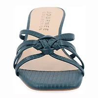 Journee Collection Womens Blayke Wedge Sandals