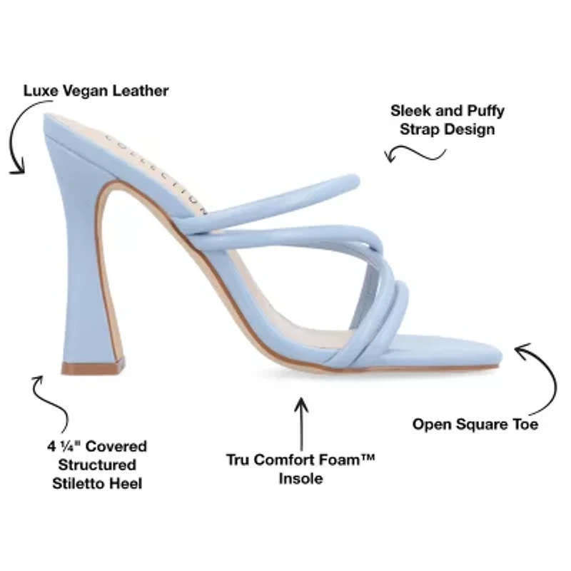 Journee Collection Womens Louisse Heeled Sandals