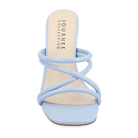 Journee Collection Womens Louisse Heeled Sandals
