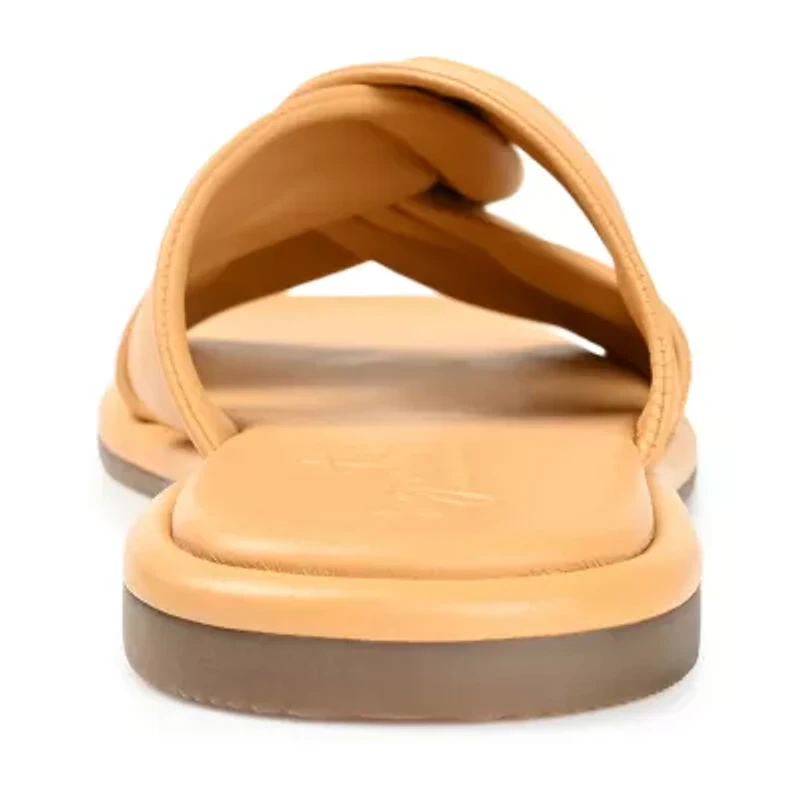 Journee Signature Womens Kanndice Flat Sandals