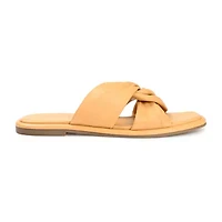 Journee Signature Womens Kanndice Flat Sandals