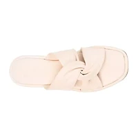 Journee Signature Womens Kanndice Flat Sandals