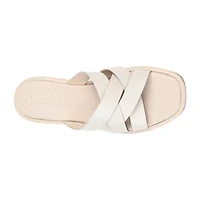 Journee Signature Womens Parkker Slide Sandals