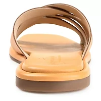 Journee Signature Womens Parkker Slide Sandals