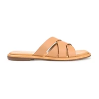 Journee Signature Womens Parkker Slide Sandals