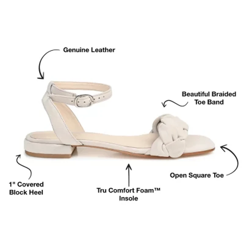 Journee Signature Womens Sellma Strap Sandals
