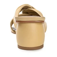 Journee Signature Charlize Womens Square Open Toe Block Heel Pumps