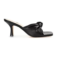 Journee Signature Finlee Womens Square Open Toe Stiletto Heel Pumps