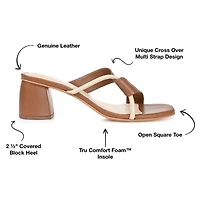 Journee Signature Jossette Womens Square Open Toe Block Heel Pumps