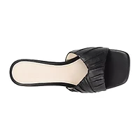 Journee Signature Juliette Womens Square Open Toe Stiletto Heel Pumps