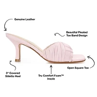 Journee Signature Juliette Womens Square Open Toe Stiletto Heel Pumps