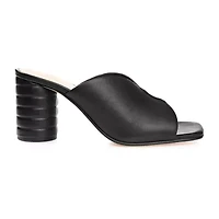 Journee Signature Karah Womens Square Open Toe Block Heel Pumps
