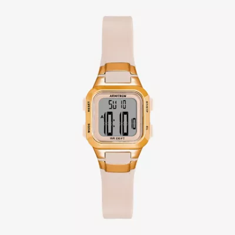 Armitron Womens Chronograph Pink Strap Watch 45/7139pbh