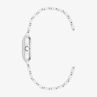 Armitron Womens Silver Tone 2-pc. Watch Boxed Set 75 5877mpsvst