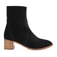 Journee Signature Womens Airly Stacked Heel Booties