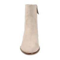 Journee Signature Womens Airly Stacked Heel Booties