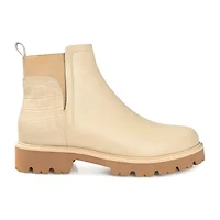 Journee Signature Womens Bristol Block Heel Booties
