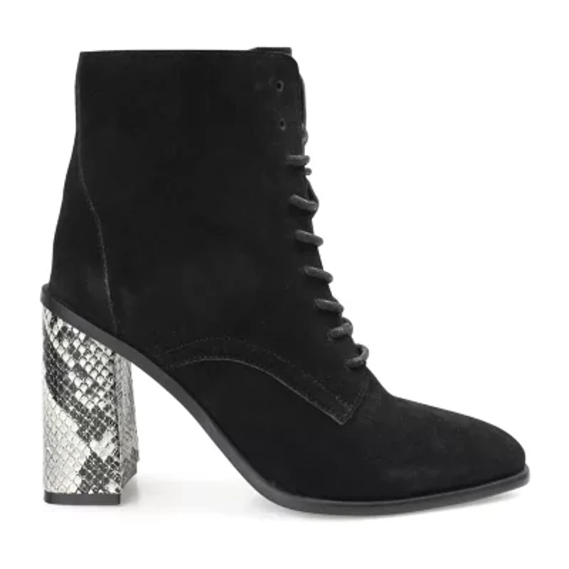 Journee Signature Womens Edda Block Heel Booties