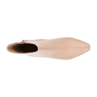 Journee Signature Womens Hydra Stacked Heel Booties