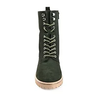 Journee Signature Womens Malle Stacked Heel Booties