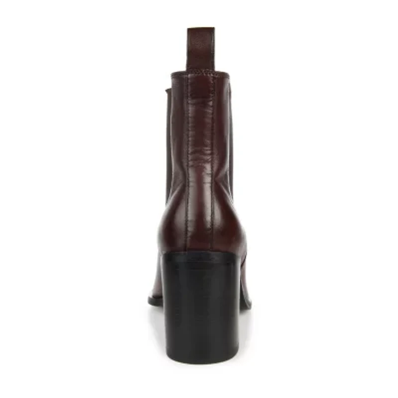 Journee Signature Womens Rowann Stacked Heel Booties