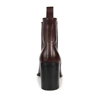 Journee Signature Womens Rowann Stacked Heel Booties