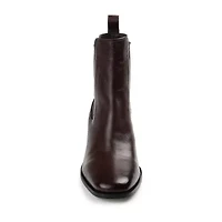 Journee Signature Womens Rowann Stacked Heel Booties