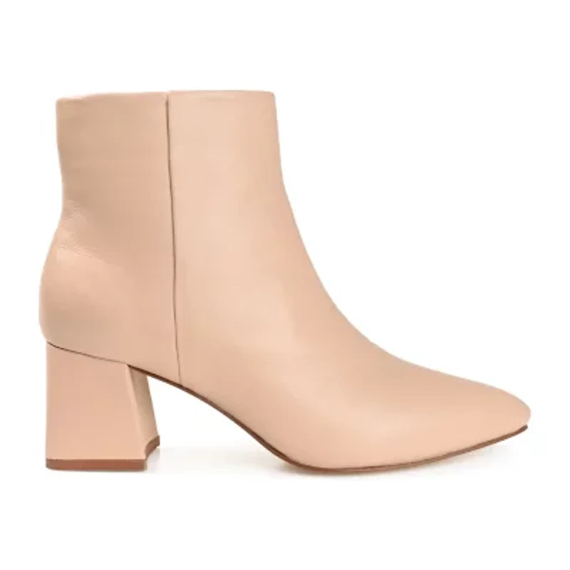 Journee Signature Womens Tabbie Block Heel Booties