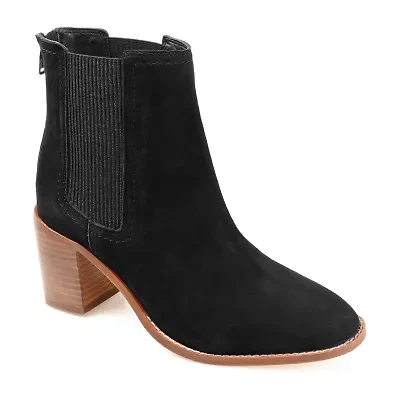 Journee Signature Womens Tazlyn Stacked Heel Booties