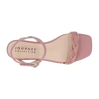 Journee Collection Womens Verity Ankle Strap Flat Sandals