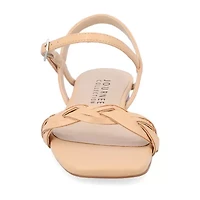 Journee Collection Womens Verity Ankle Strap Flat Sandals