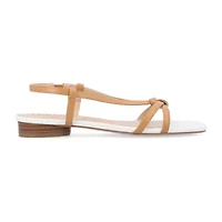 Journee Collection Womens Bridget Slingback Strap Flat Sandals