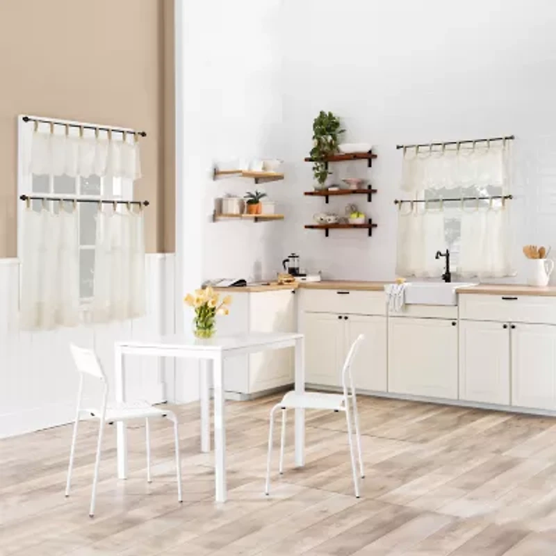 No 918 Brinley Tab Top Tailored Valance
