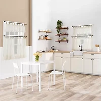 No 918 Brinley Tab Top Tailored Valance