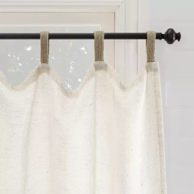 No 918 Brinley Tab Top Tailored Valance