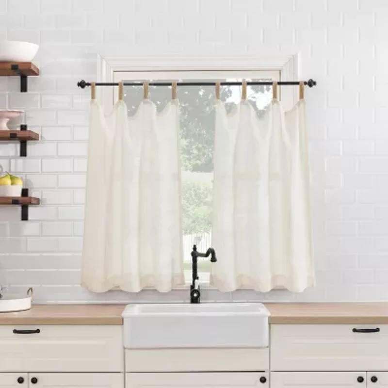 No 918 Brinley 2-pc. Tab Top Window Tier