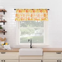 No 918 Clementine 2-pc. Rod Pocket Window Tier