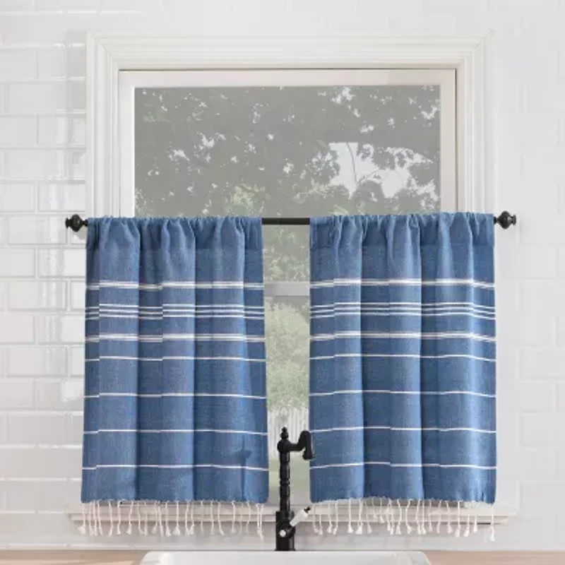 No 918 Kinsey 2-pc. Rod Pocket Window Tier