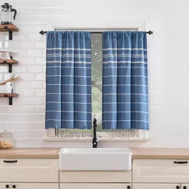 No 918 Kinsey 2-pc. Rod Pocket Window Tier