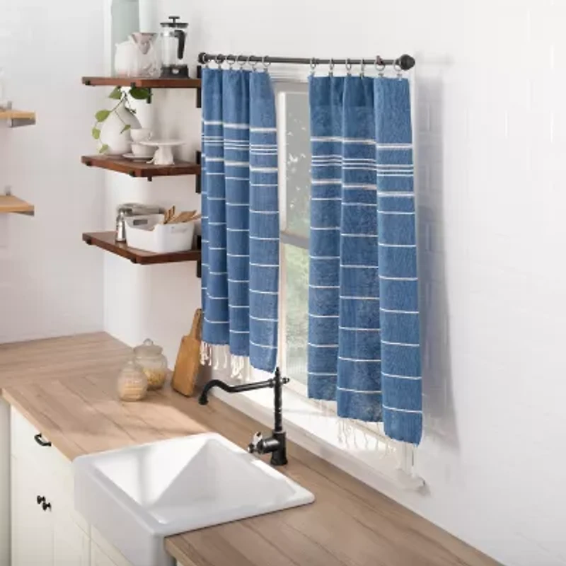 No 918 Kinsey 2-pc. Rod Pocket Window Tier
