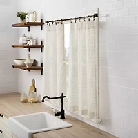 No 918 Teagan 2-pc. Rod Pocket Window Tier