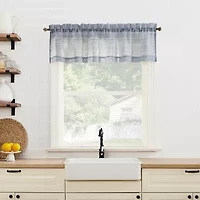 No 918 Teagan 2-pc. Rod Pocket Window Tier