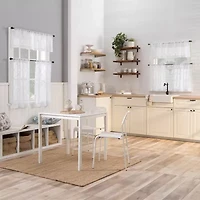 No 918 Tasha 2-pc. Rod Pocket Window Tier