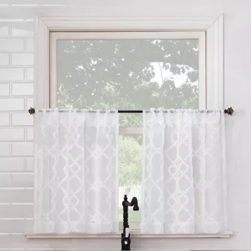 No 918 Tasha 2-pc. Rod Pocket Window Tier