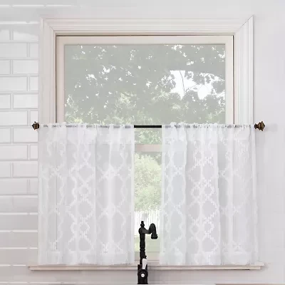 No 918 Tasha 2-pc. Rod Pocket Window Tier