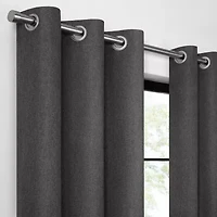 Eclipse Welwick Magnitech Grommet Top 100% Blackout Single Curtain Panel