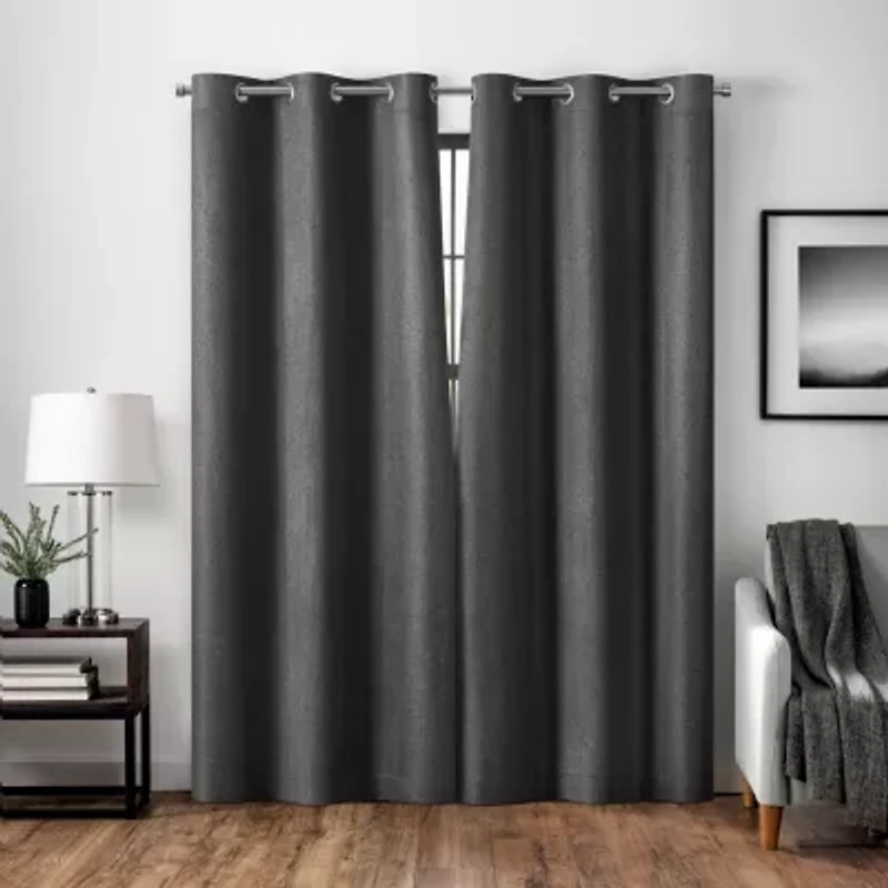 Eclipse Welwick Magnitech Grommet Top 100% Blackout Single Curtain Panel