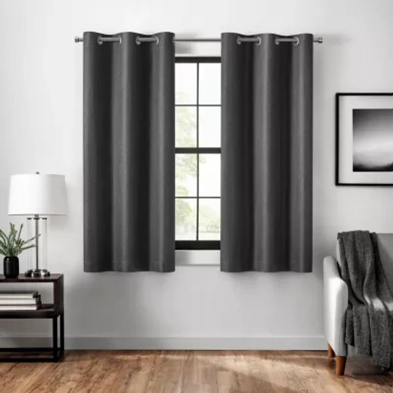 Eclipse Welwick Magnitech Grommet Top 100% Blackout Single Curtain Panel