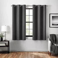 Eclipse Welwick Magnitech Grommet Top 100% Blackout Single Curtain Panel
